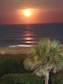 Sunset from the balcony