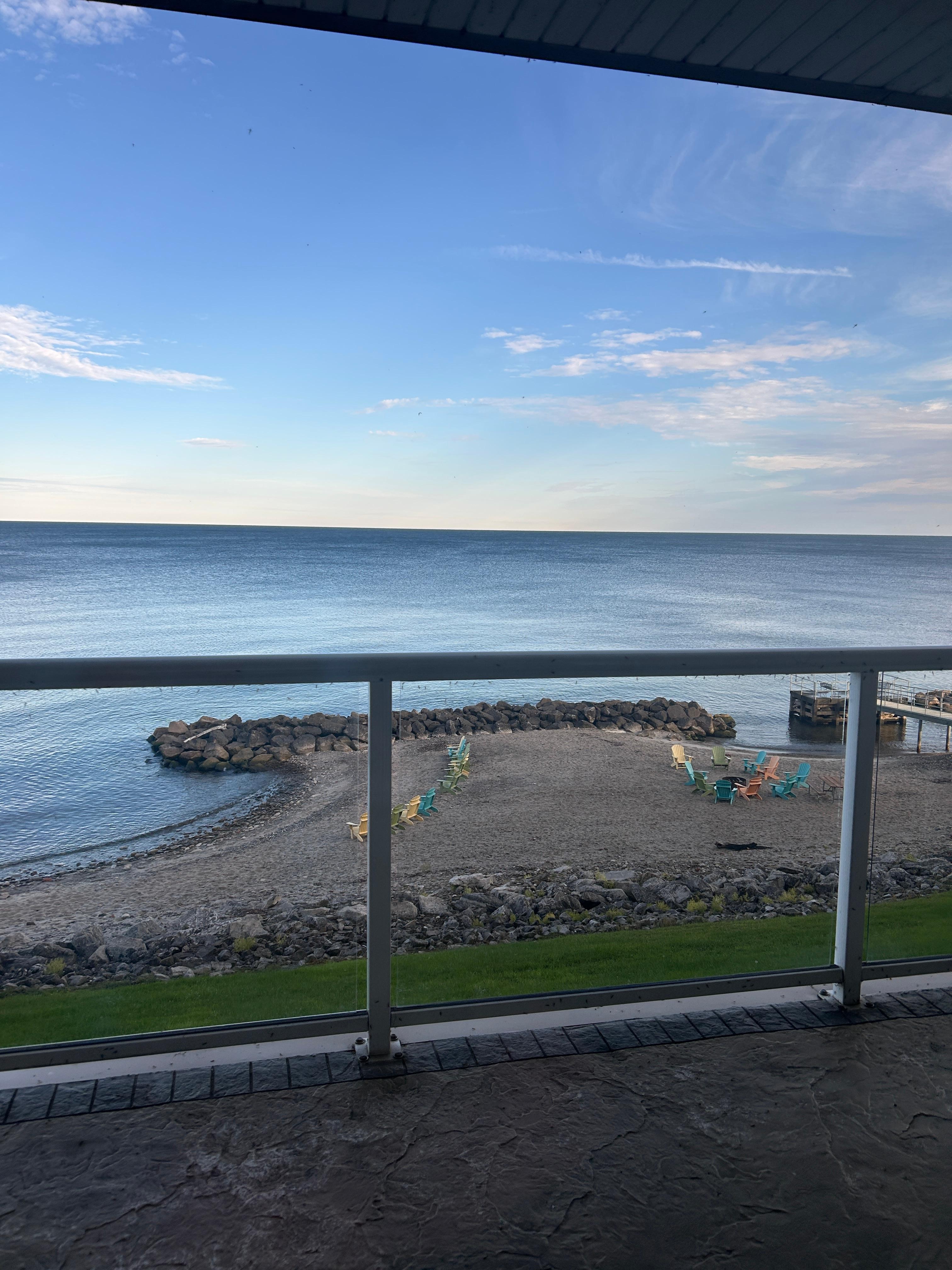 View from the balcony 