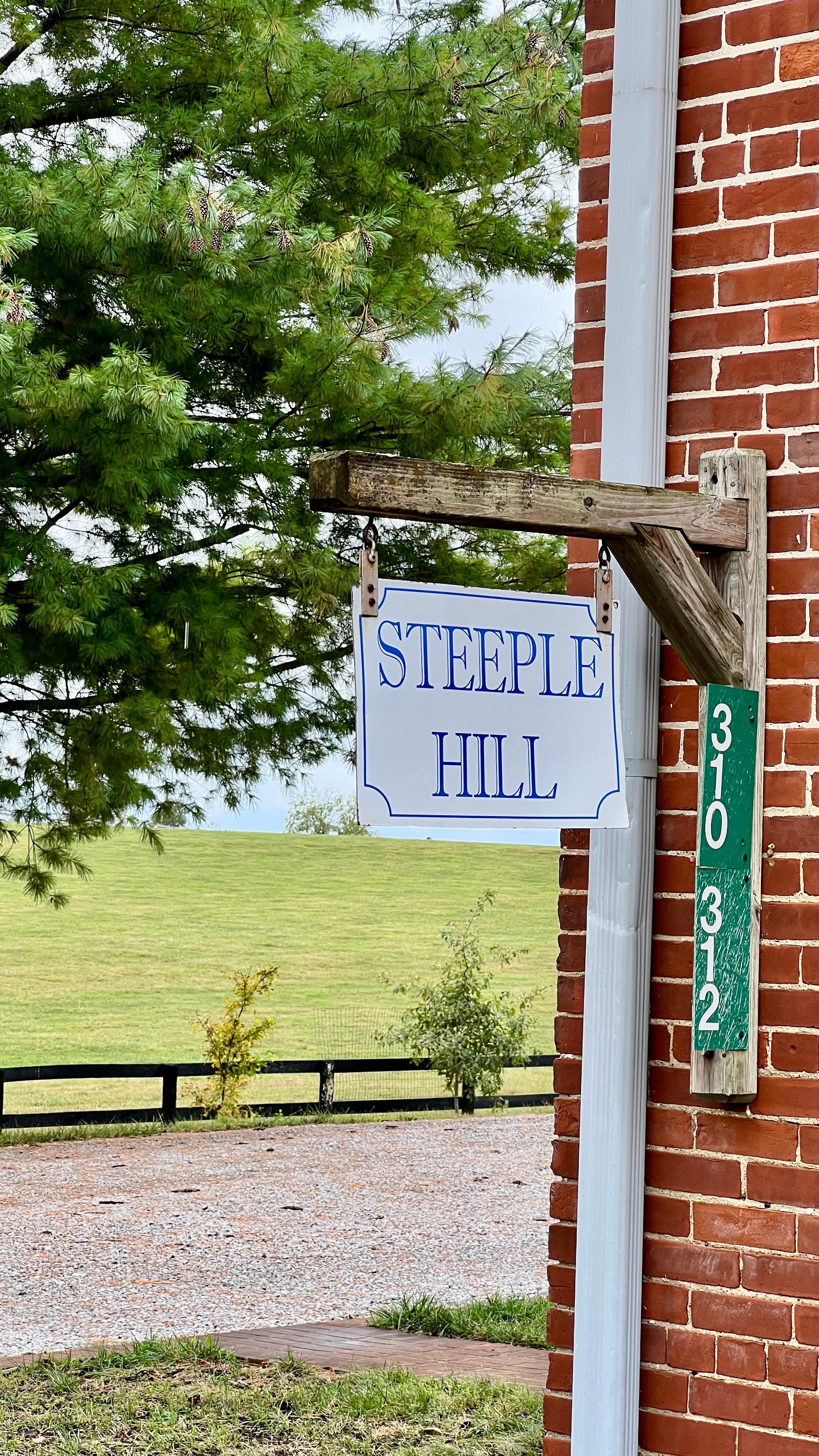 Sign on the property