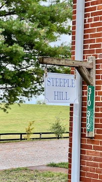 Sign on the property