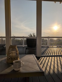 Coffee on the porch