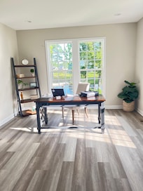 Great view and space to work during our stay.