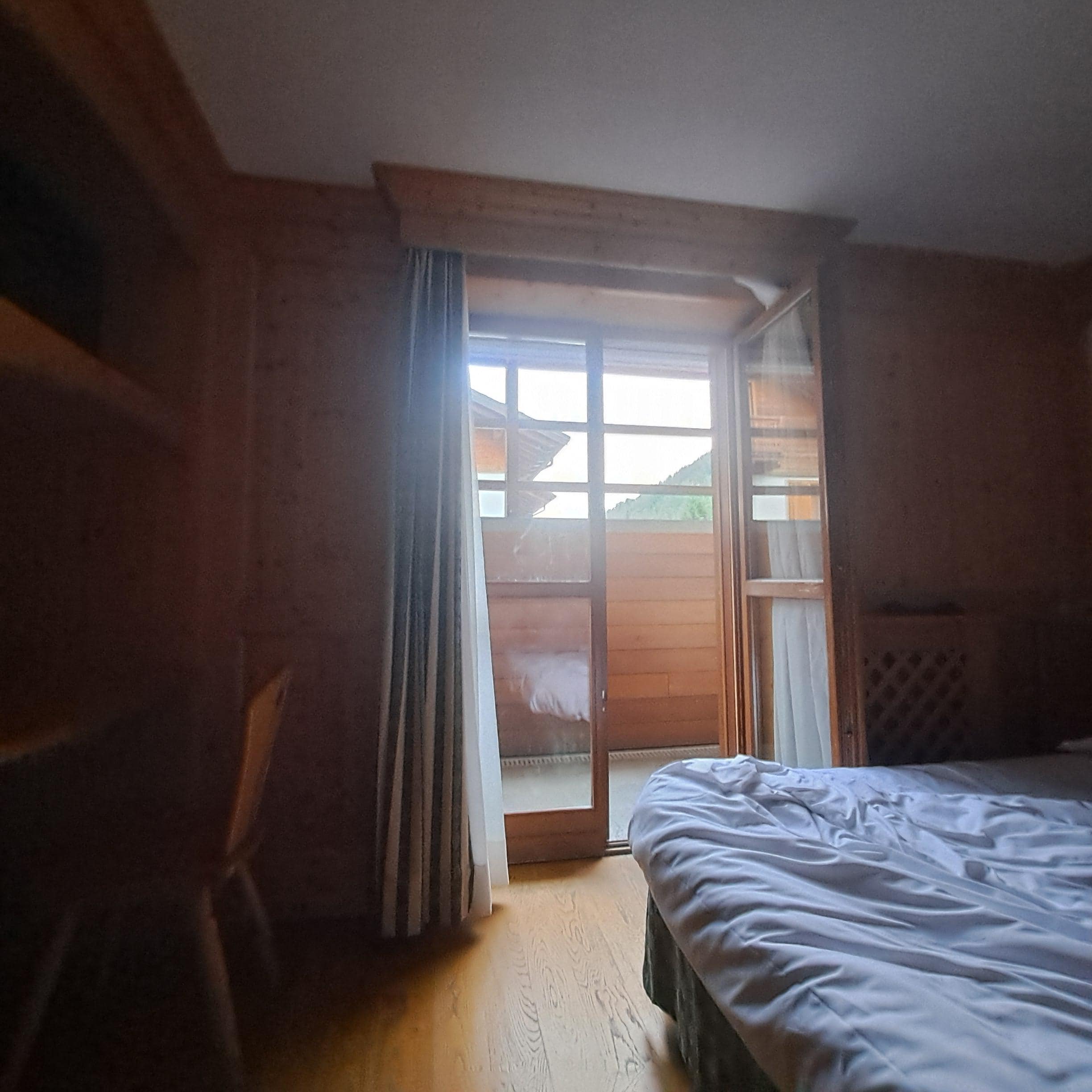 170 cm high wall outside the window.