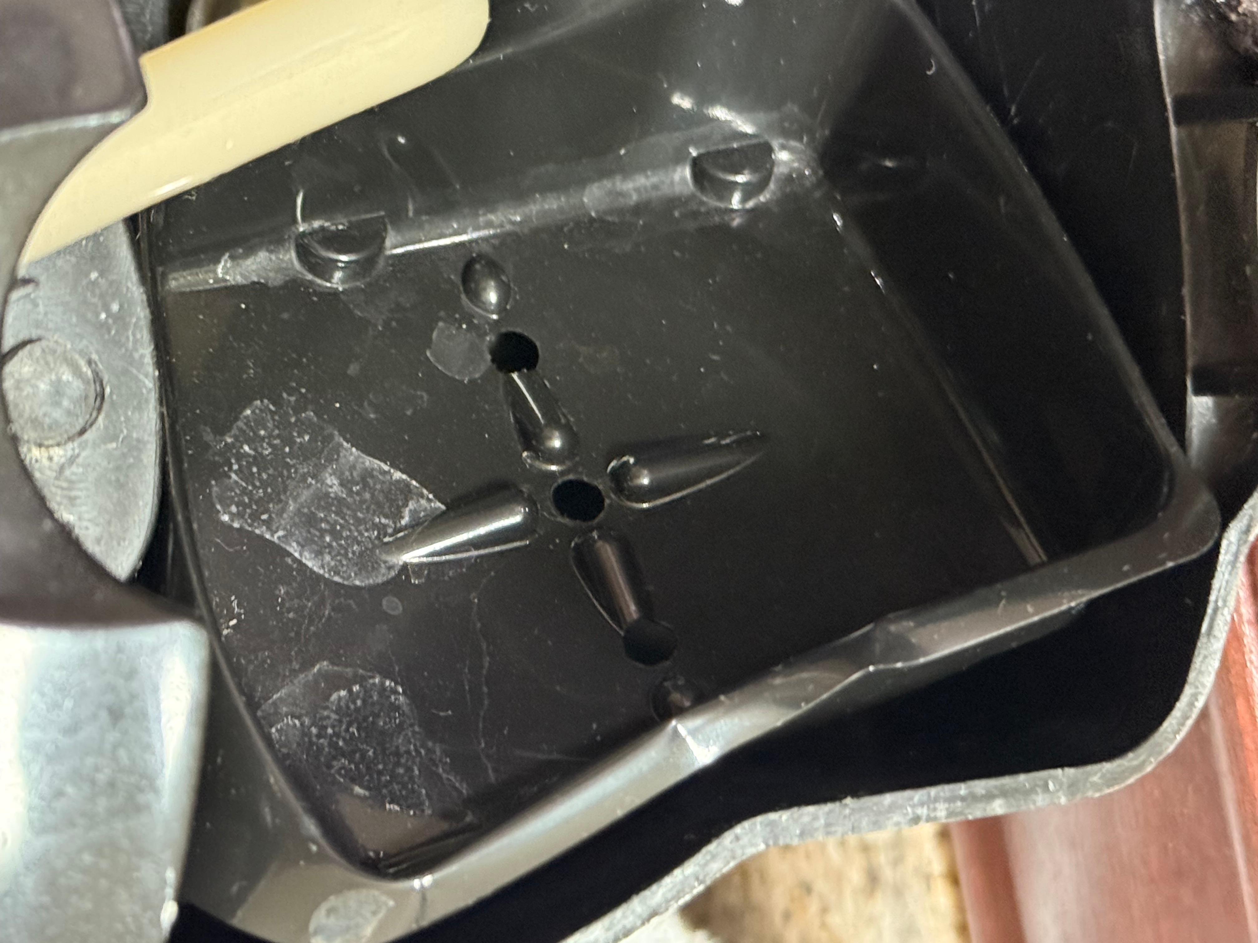 Inside coffee pot