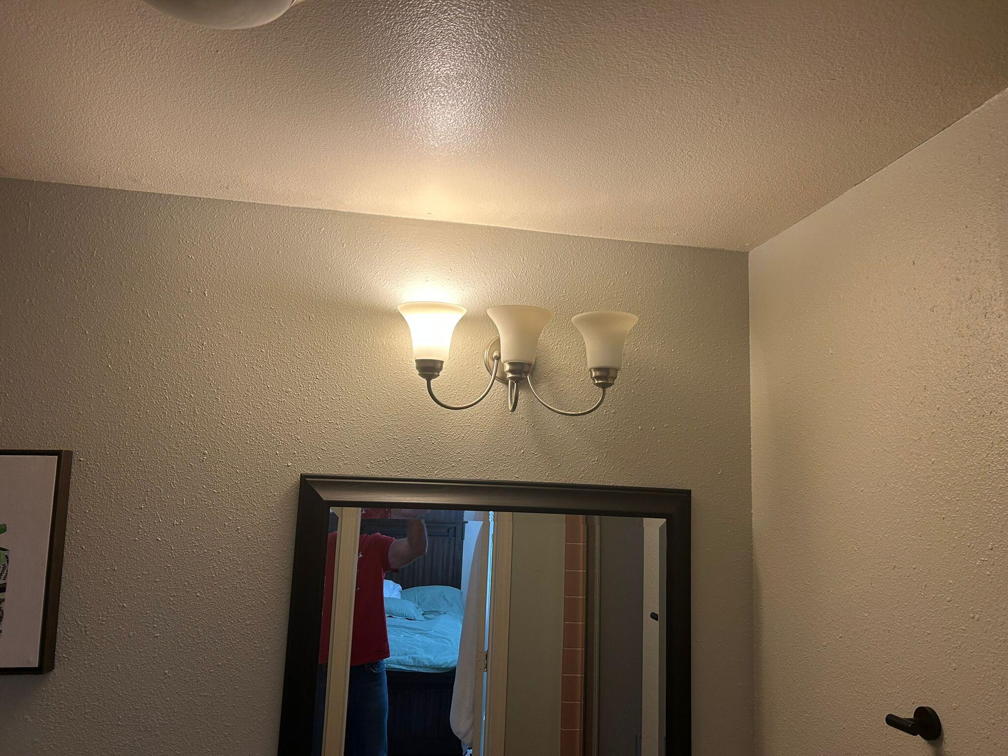 light bulbs burned out
