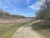 The walk down to the lake