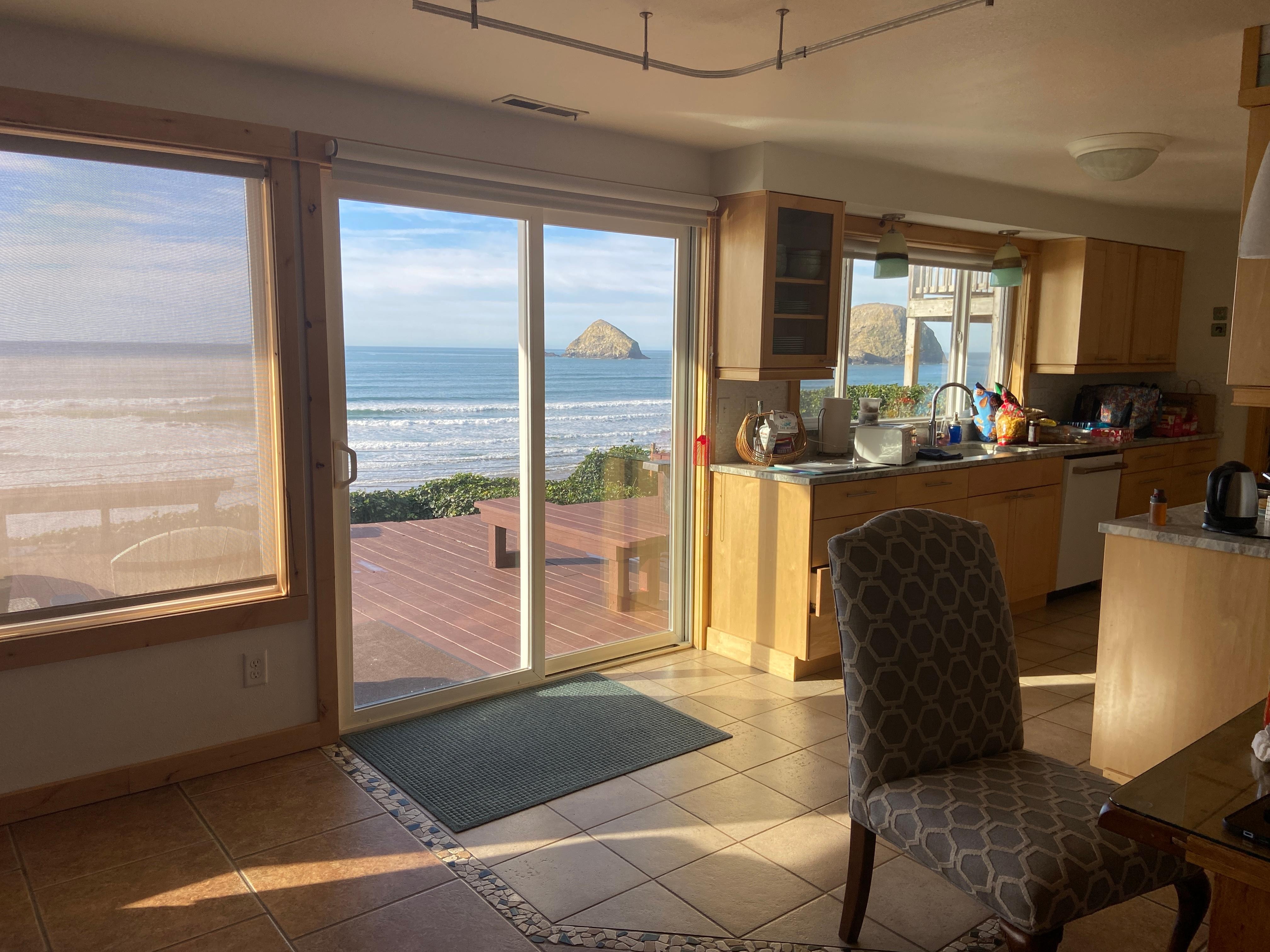 view from the kitchen