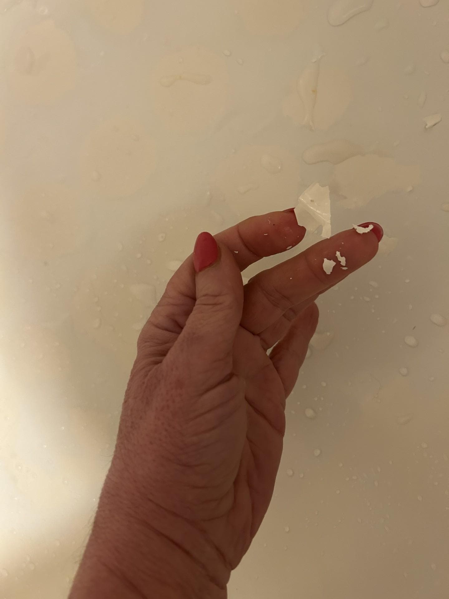 paint in tub???