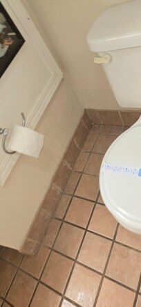 Urine and some other stains on the wall