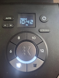 Coffee maker needing to be descaled.