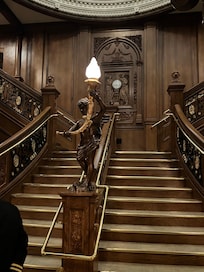 Grand Staircase at the Titanic Museum tour.