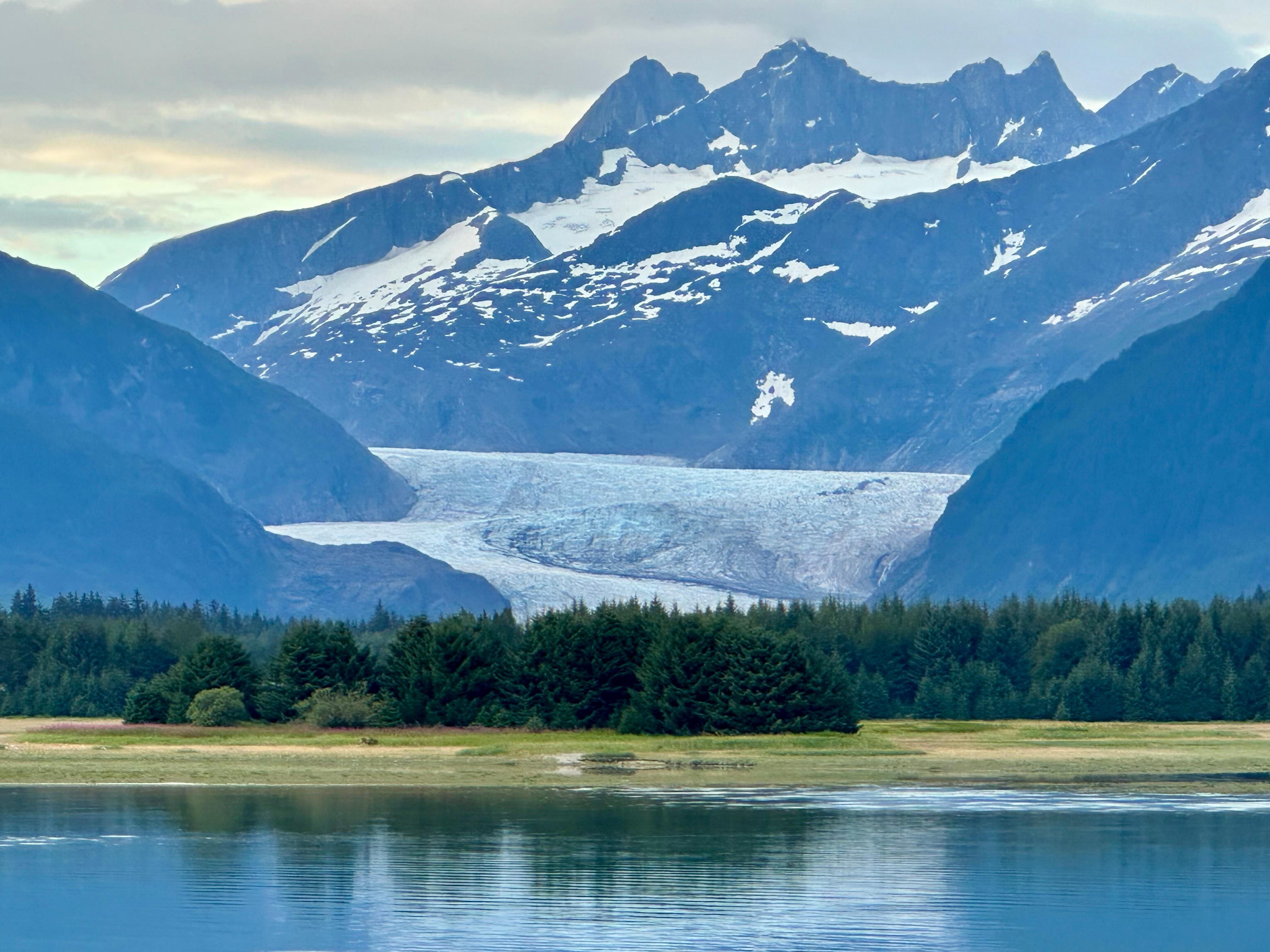 Mendenhall Glacier view from the deck!