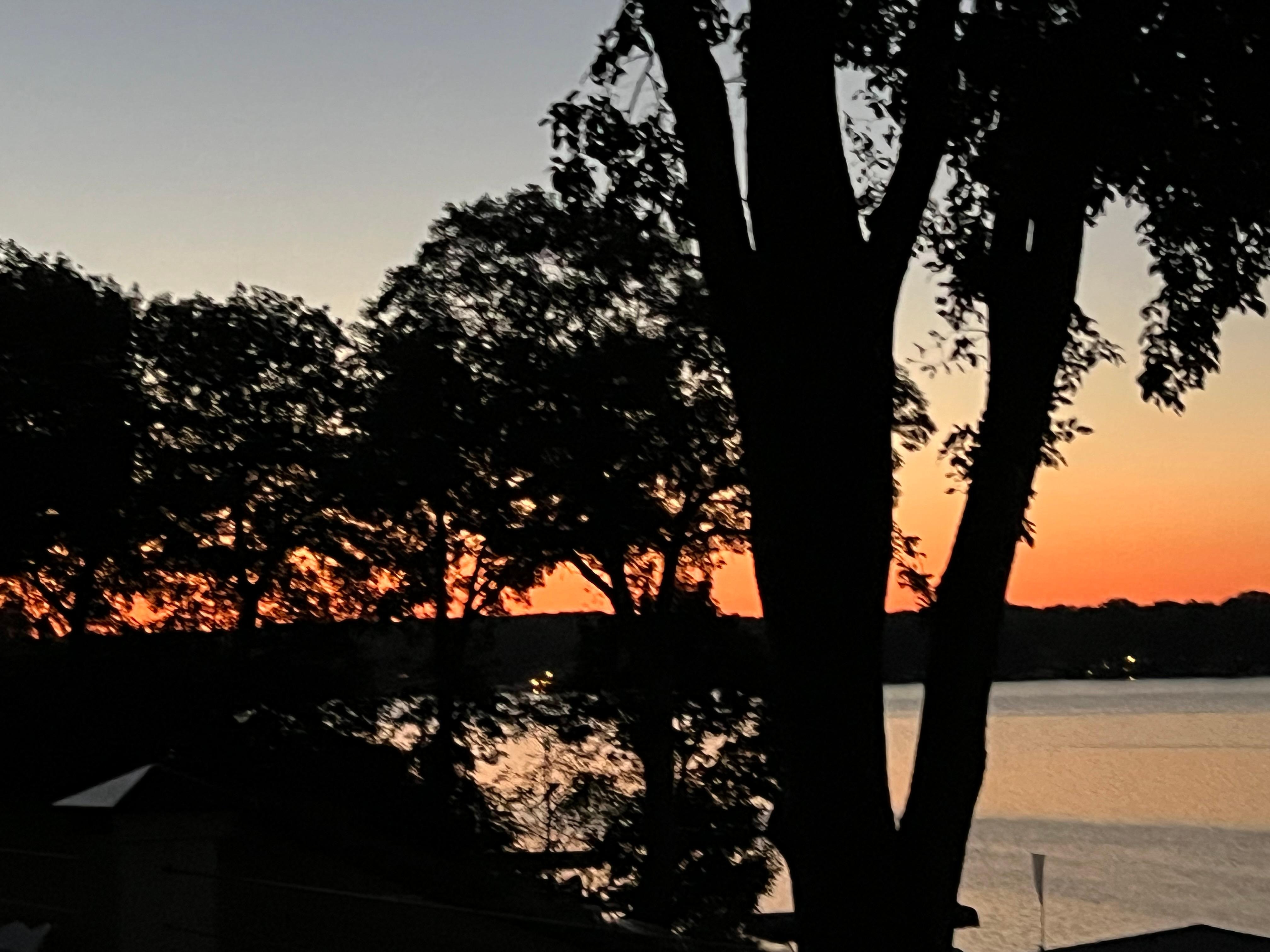 Sunrise on the deck!