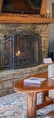 Nice gas fire place!