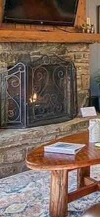 Nice gas fire place!