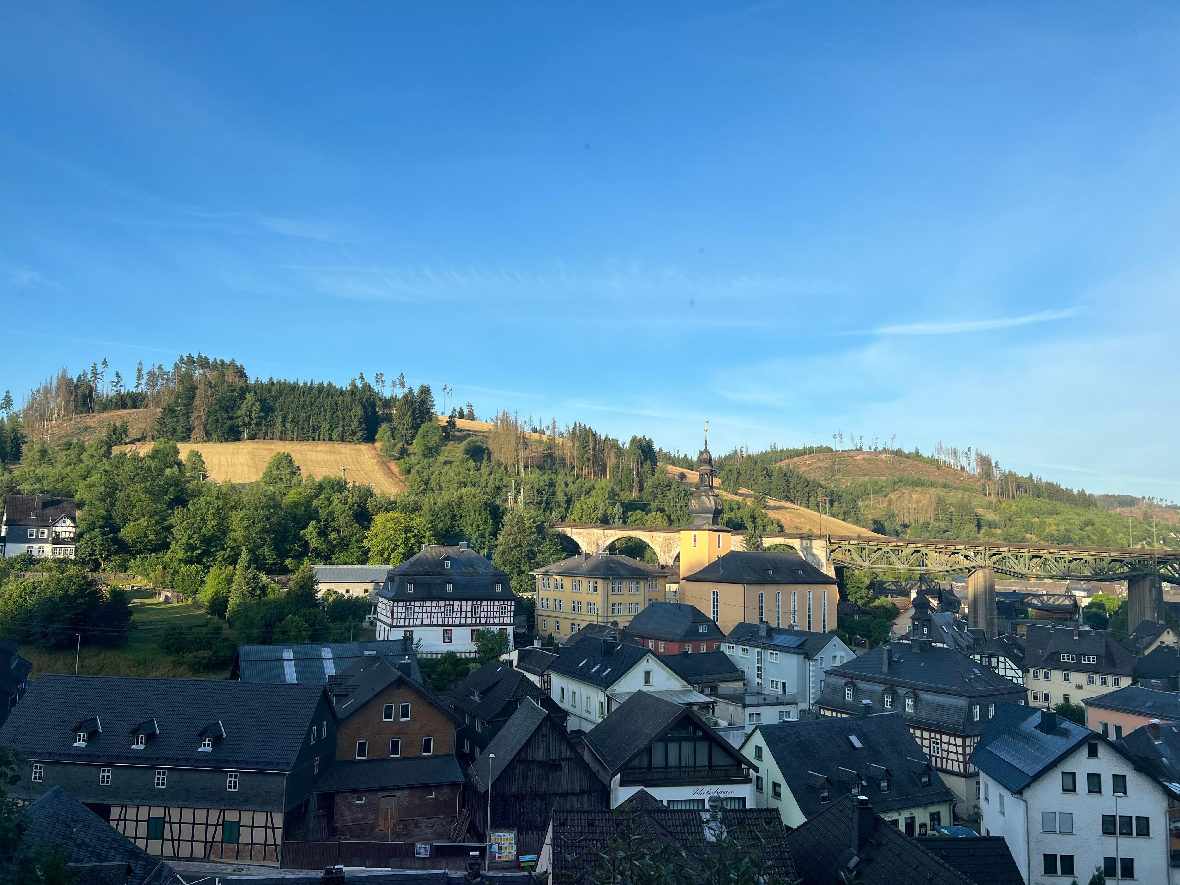 Wunderschöner Ausblick auf Ludwigsstadt