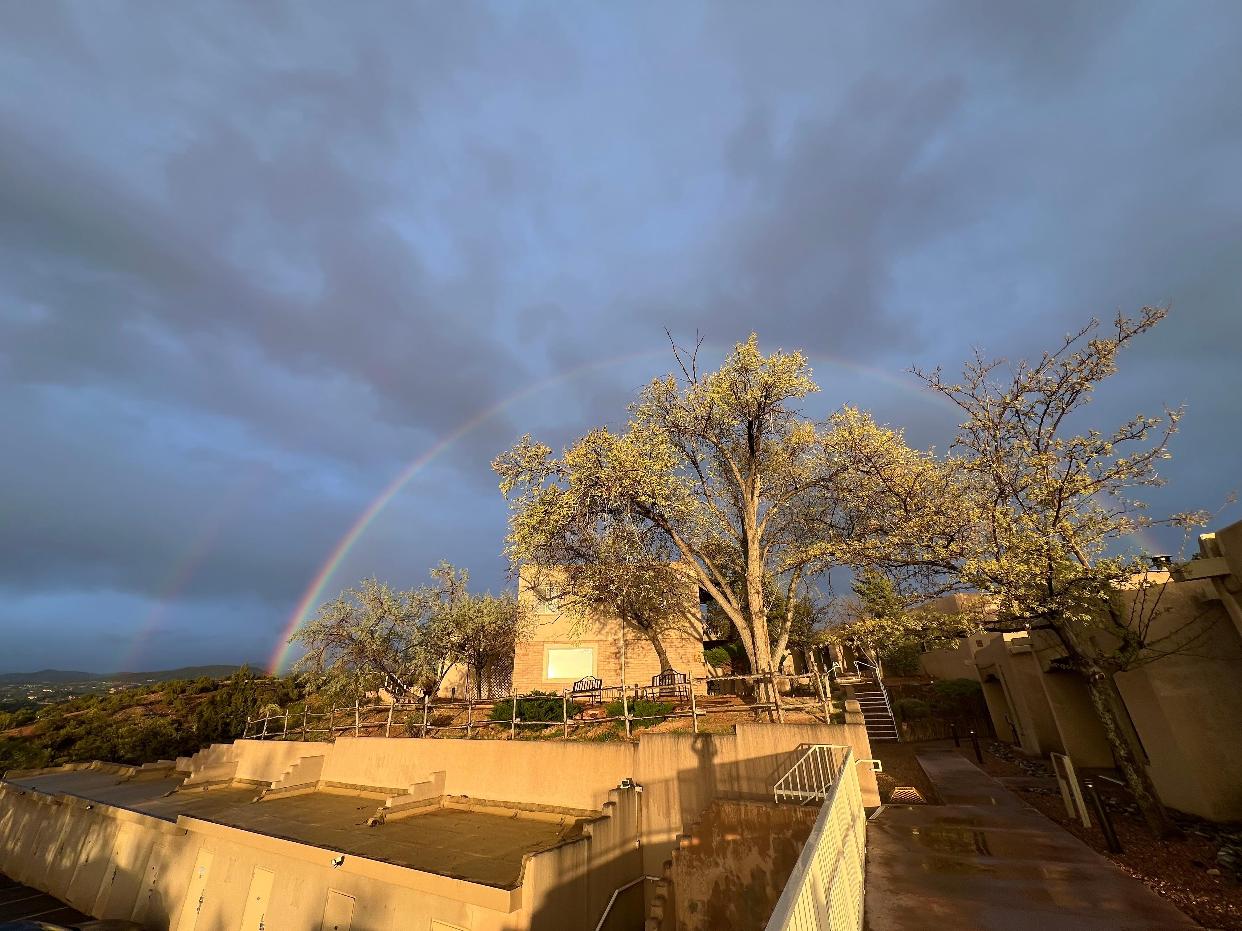 Sky drama seen from the patio