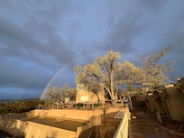 Sky drama seen from the patio