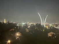 Evening view of DC from my room.