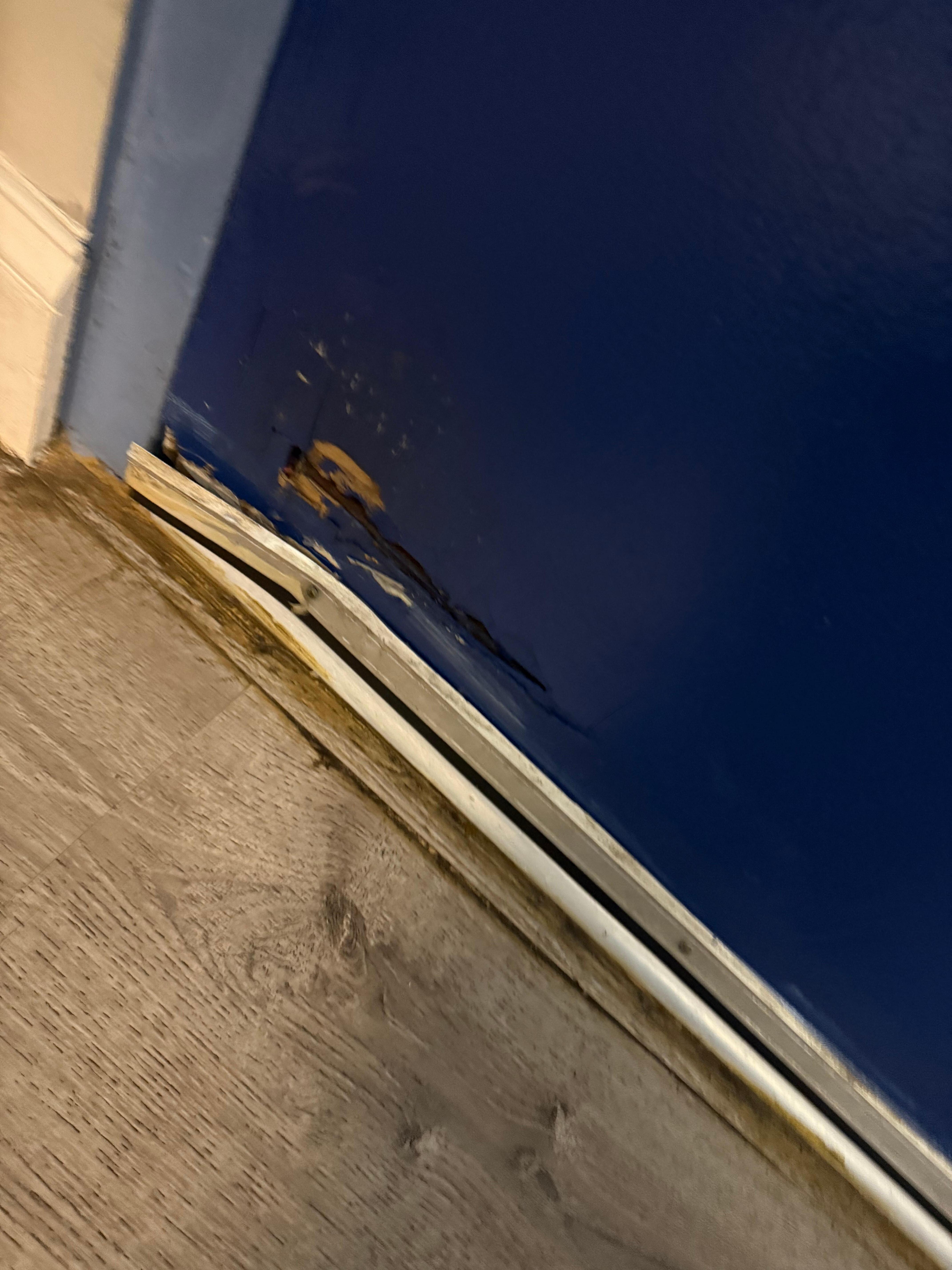 hole in wall from front to back 