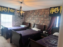 Harry Potter themed bedroom uostairs