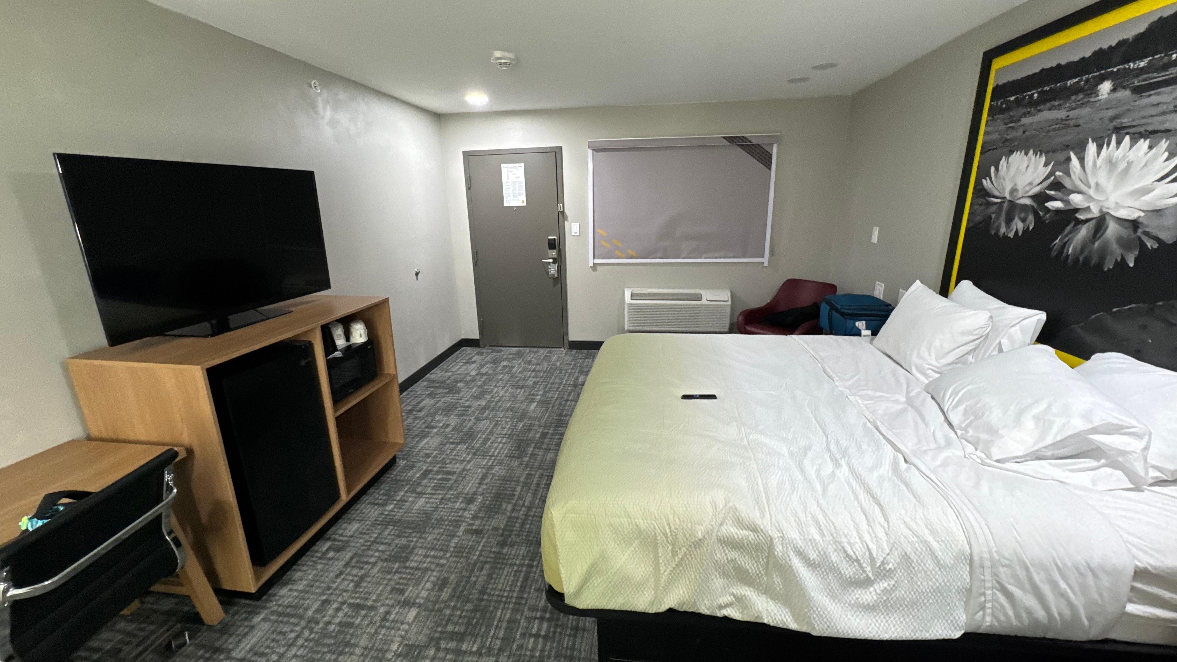 No frills. Bring some earplugs. 