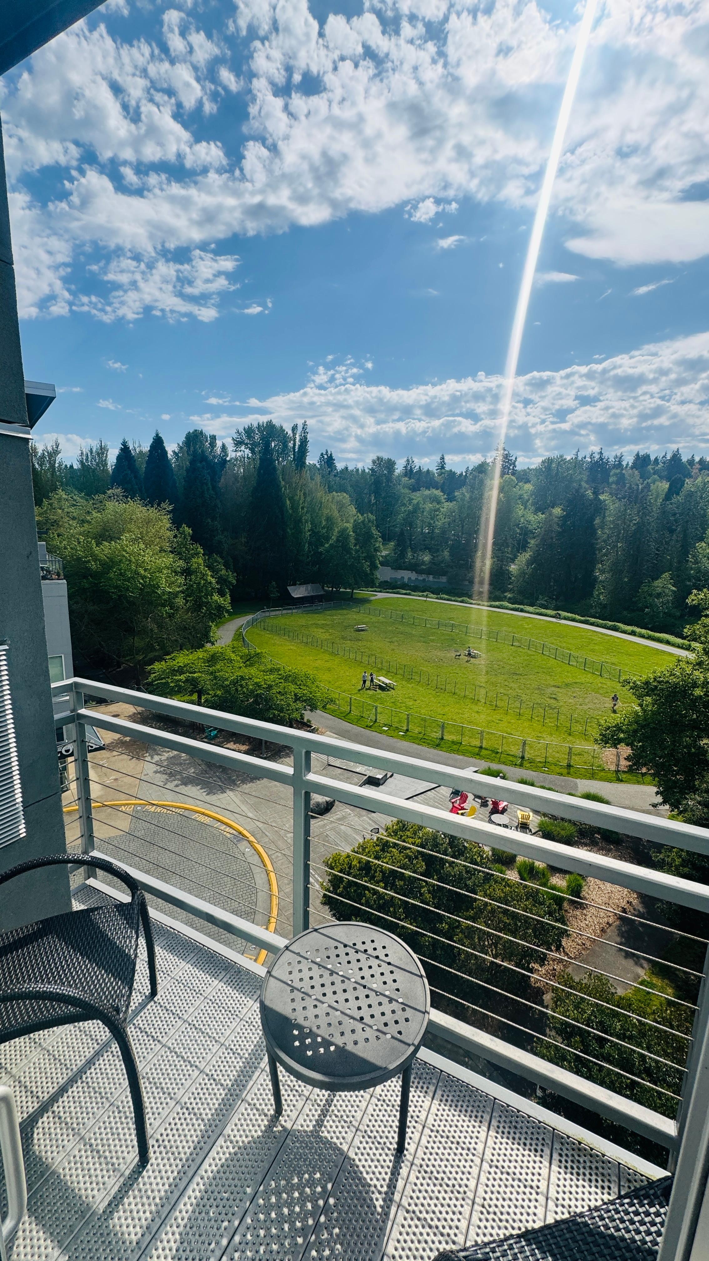 View from balcony