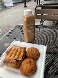 Porto’s bakery. Famous fried rice balls and guava-cheese pastry.