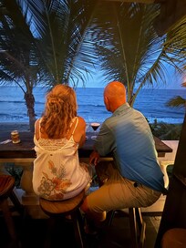 Cocktail time at local restaurant