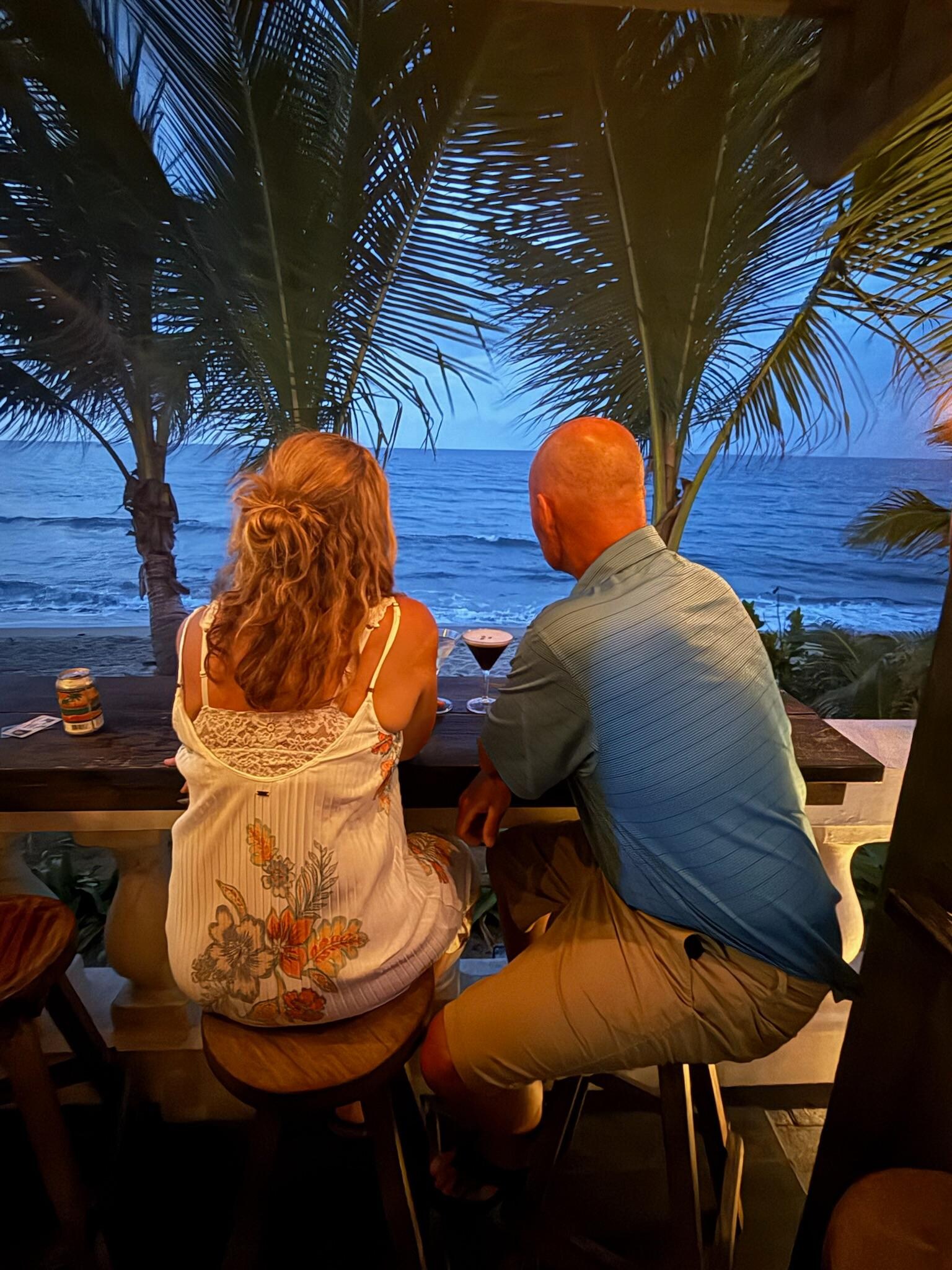 Cocktail time at local restaurant 