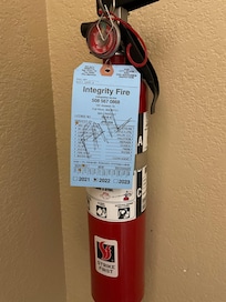 This was the fire extinguisher in my room