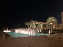 outdoor seating area