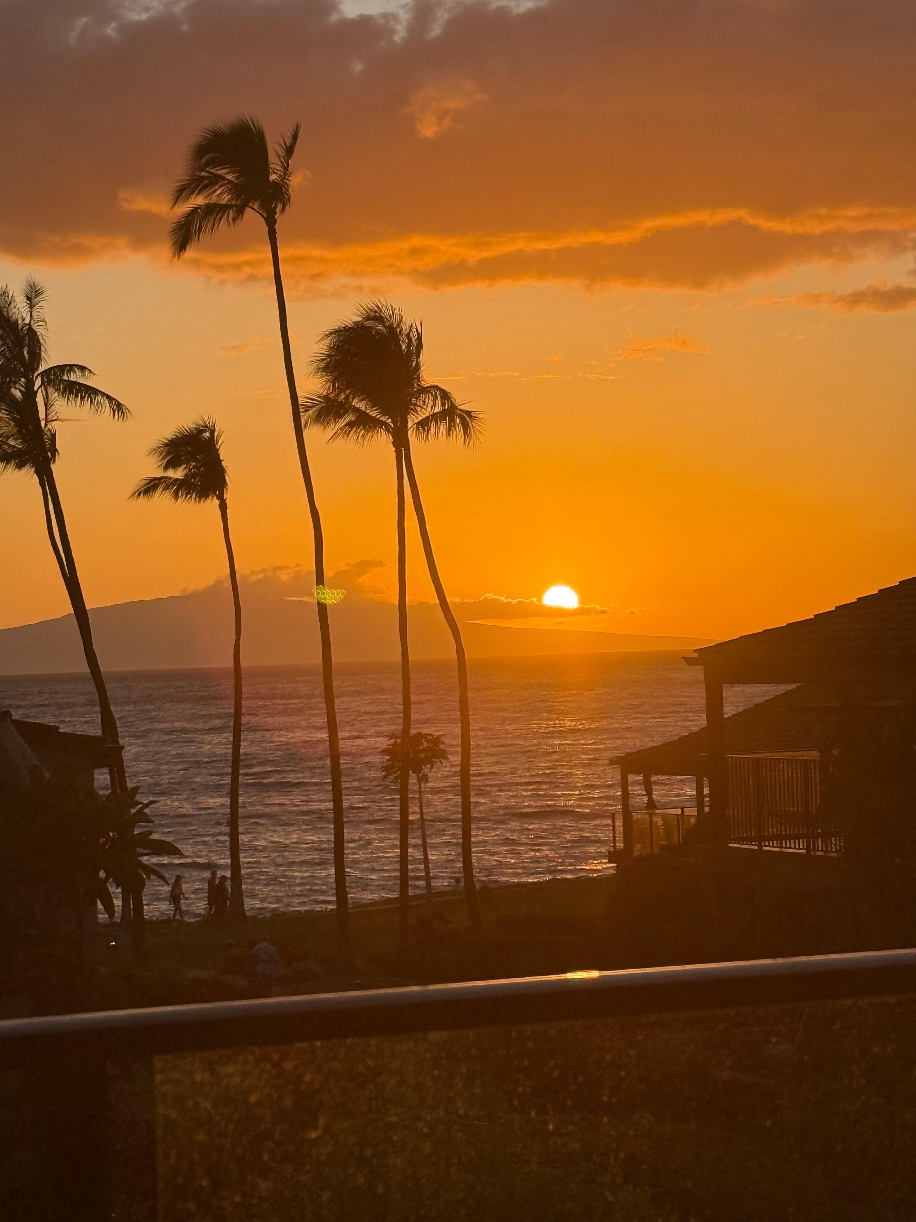 Sunsets from the balcony 