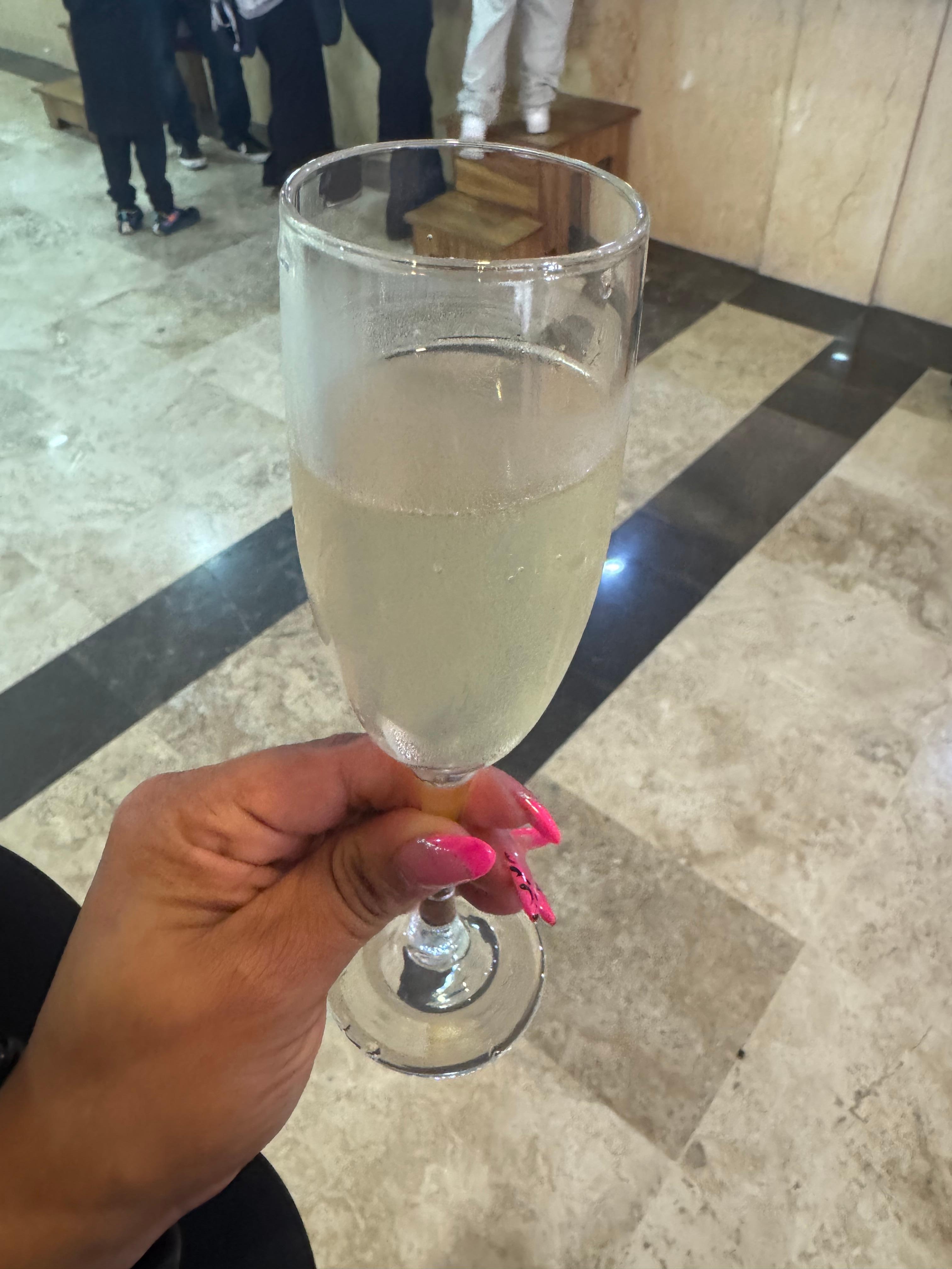 When we arrived checking in