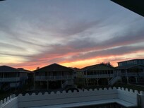 Beautiful view of the sunrise from the front deck