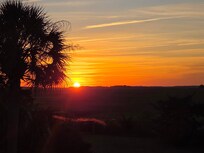 The marsh at sunset.