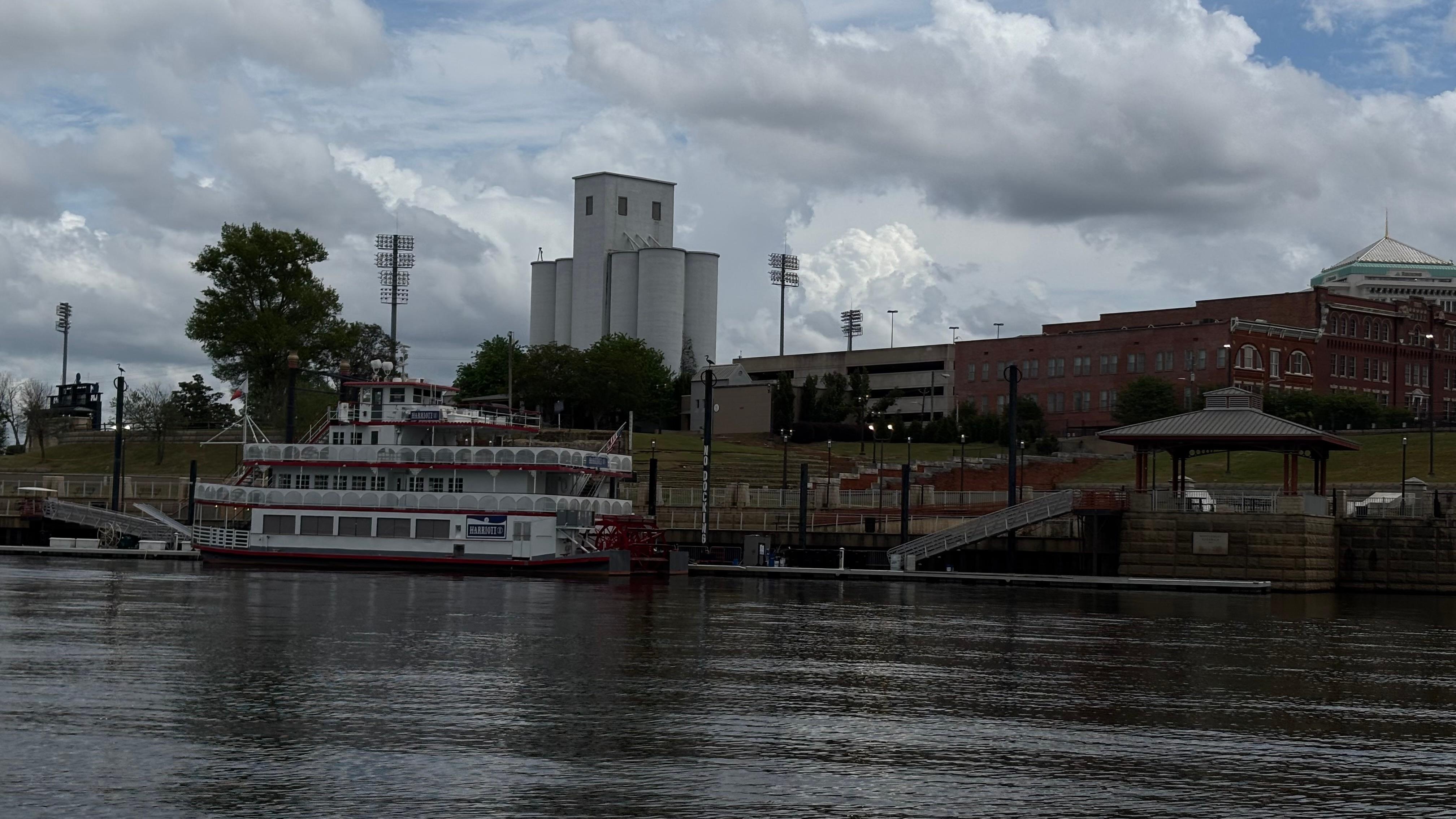 A functioning river boat on the Alabama river. We were traveling in a boat belonging to eji. 