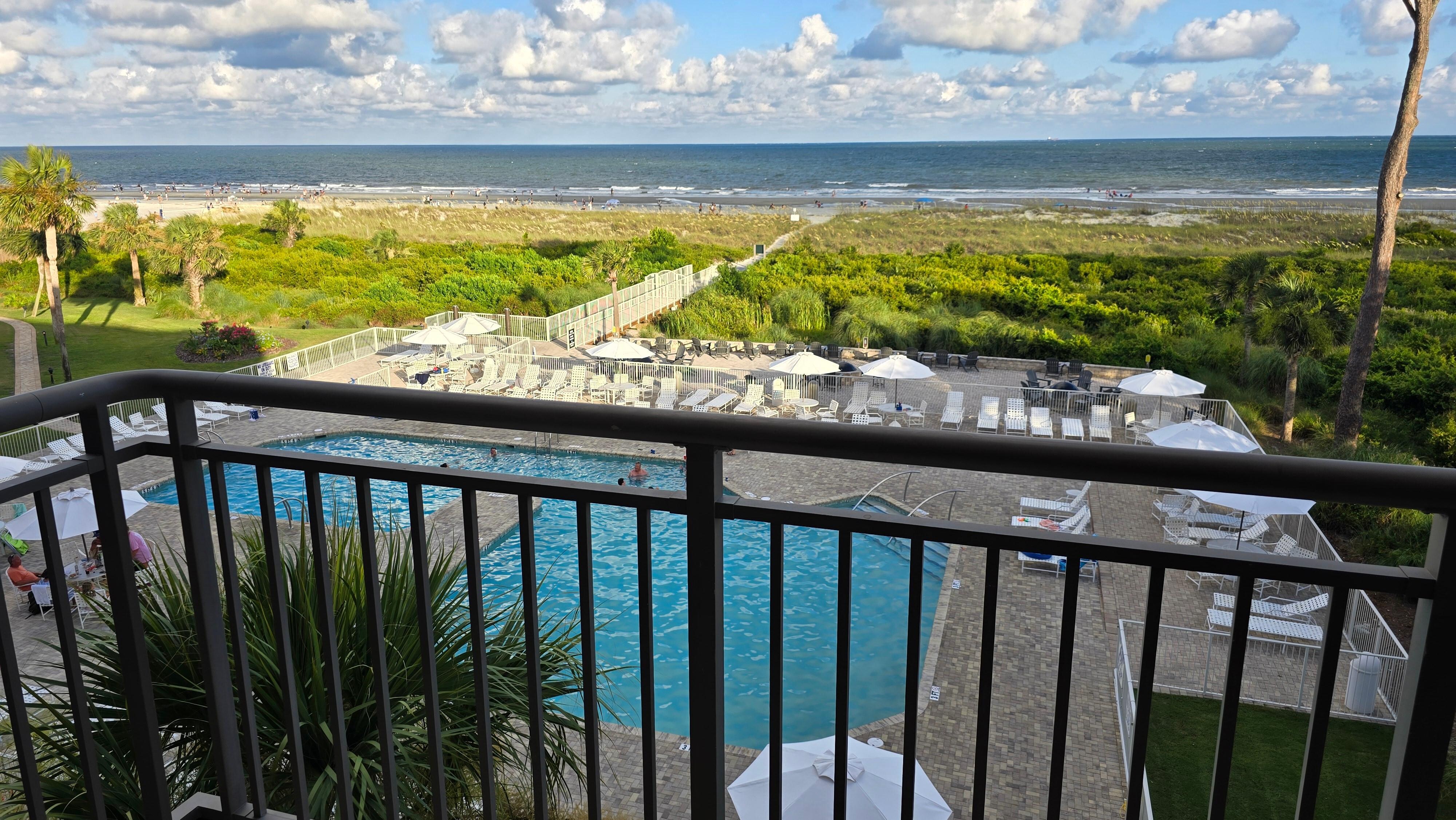 View from our balcony. Loved it