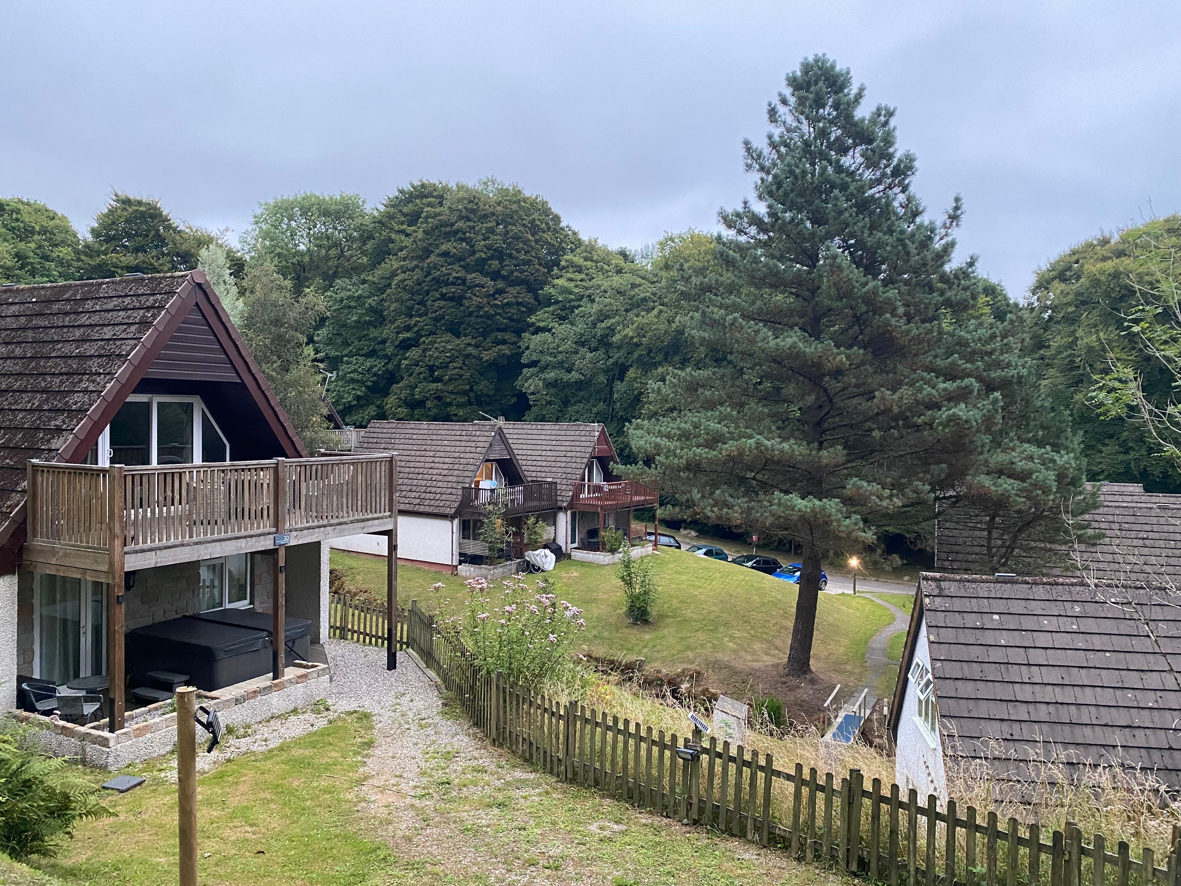 Lovely lodges around the park 