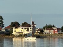 View across the bay to the Inn at Port Ludlow.