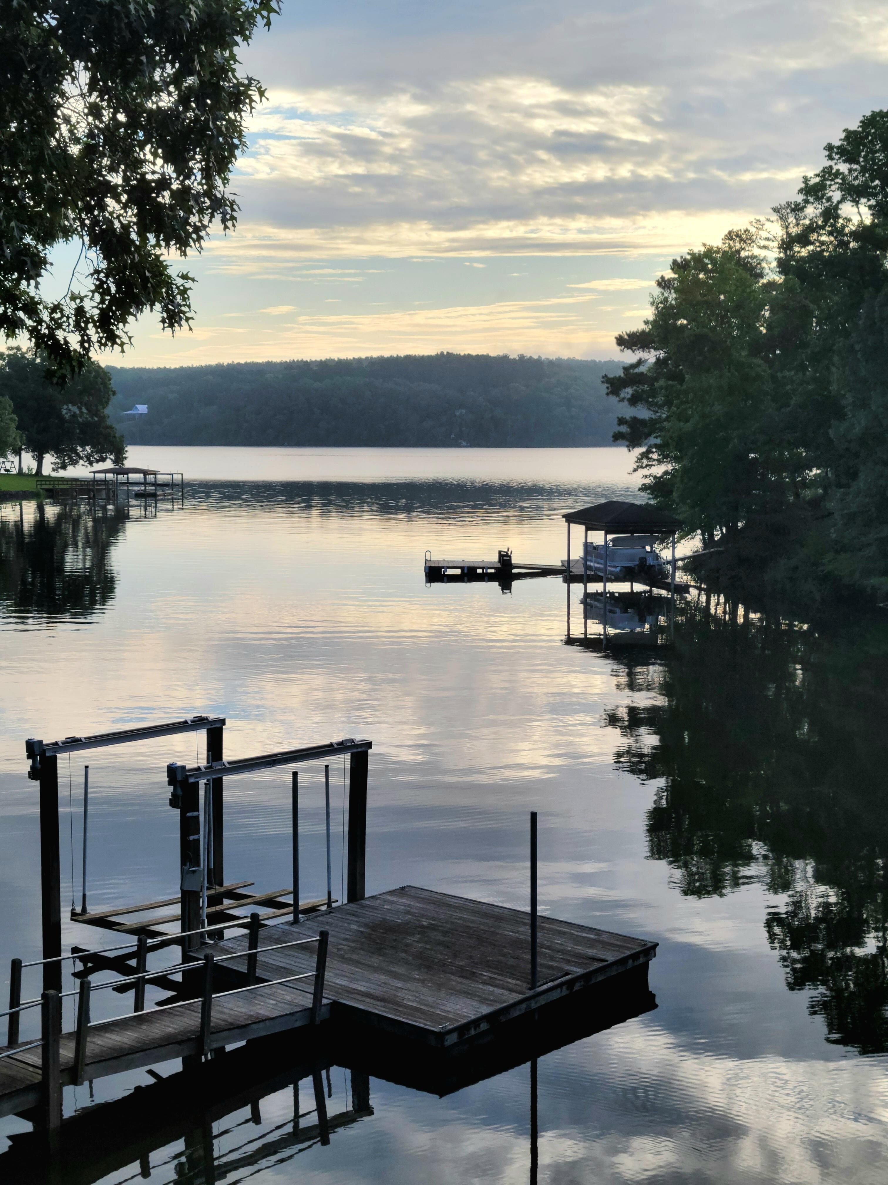 Beautiful morning on the lake.