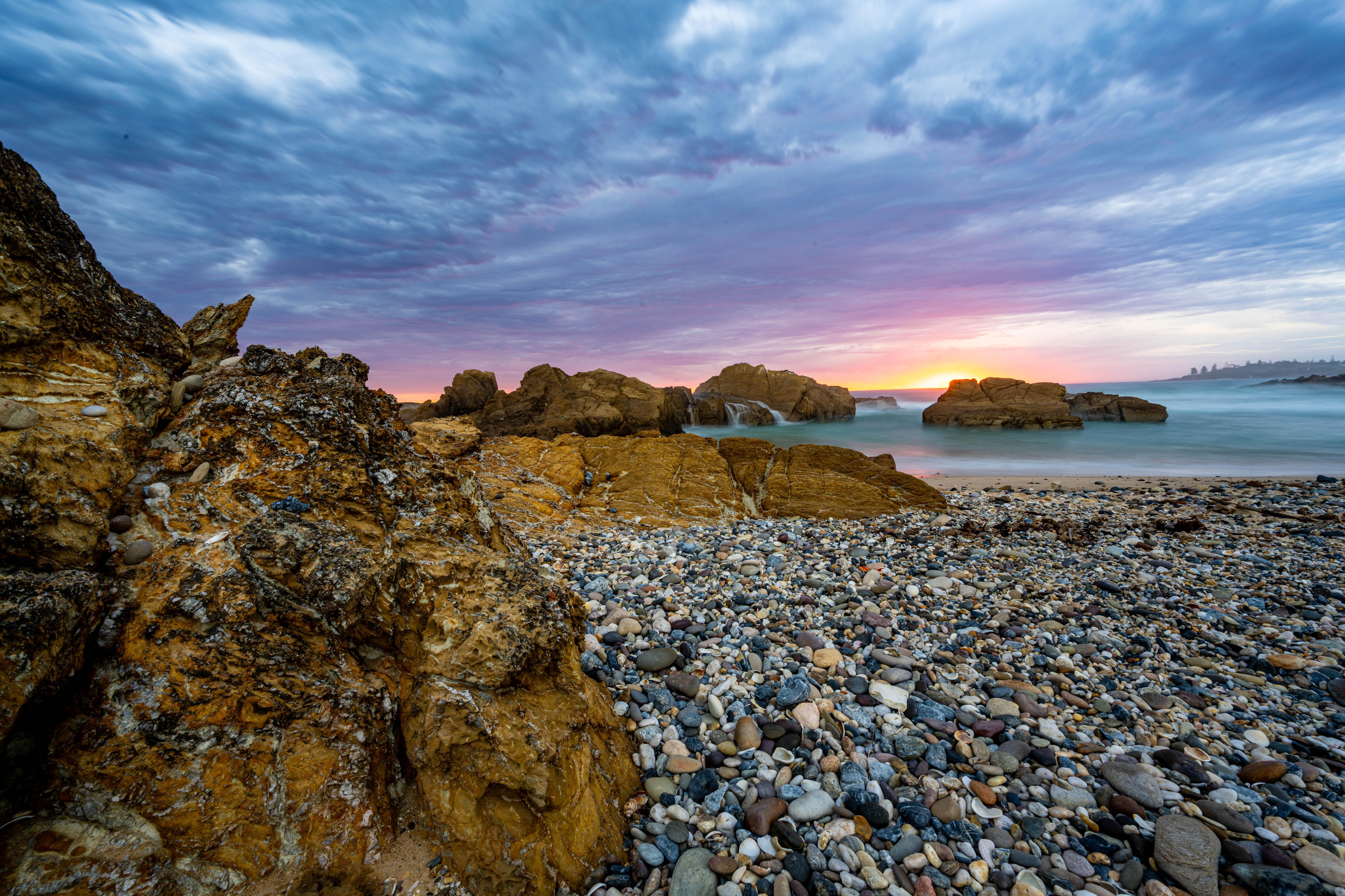 Last early morning on the beach behind the house