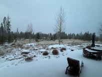 We enjoyed the snow before it melted!