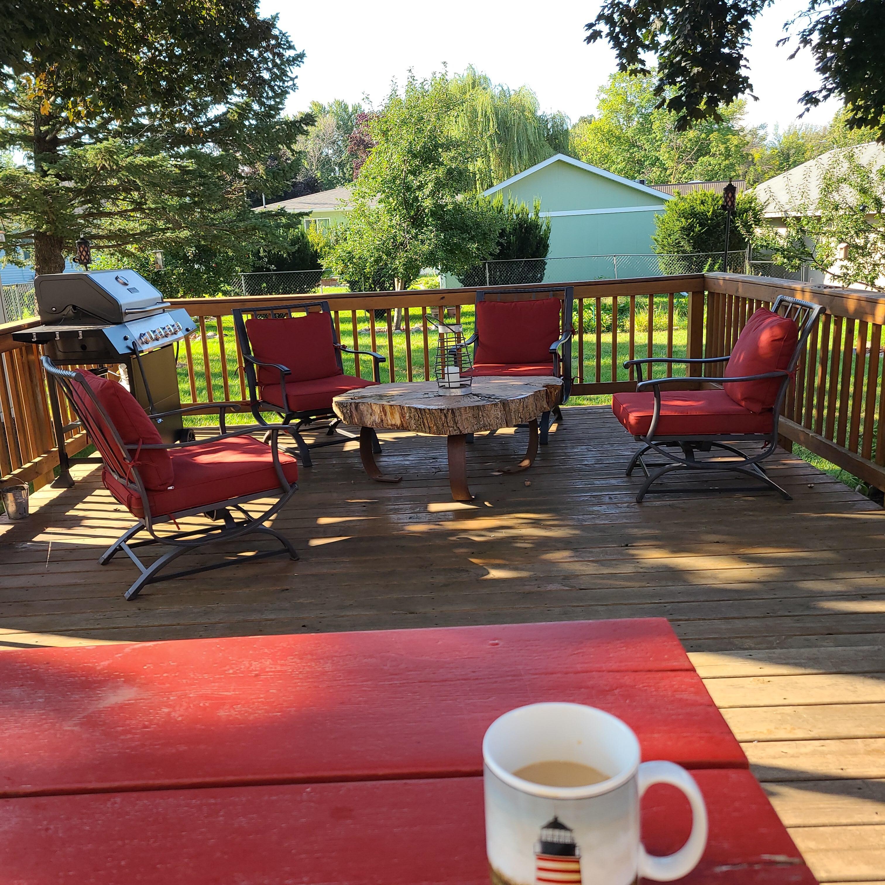 Morning coffee! I could do this every day!