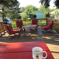 Morning coffee! I could do this every day!