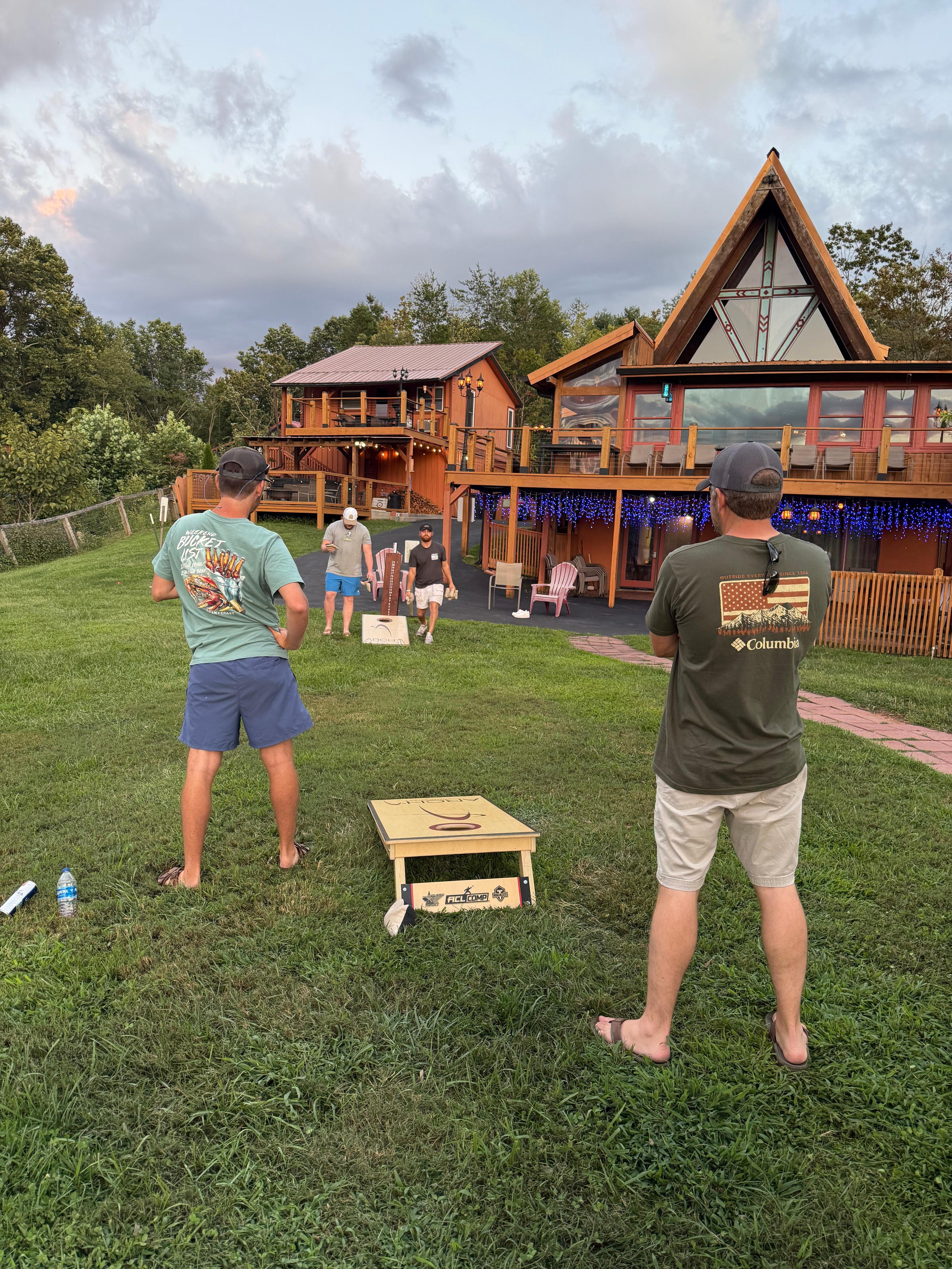 Outdoor is perfect for games. 