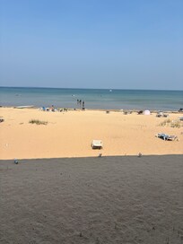 The view outside the room.