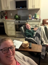 Comfy in the condo!