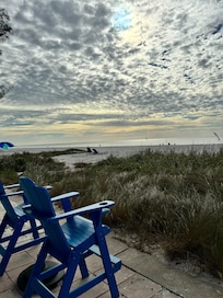 Plenty of seating choices to enjoy the view.