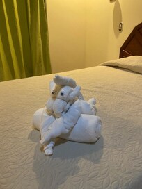When arriving to room